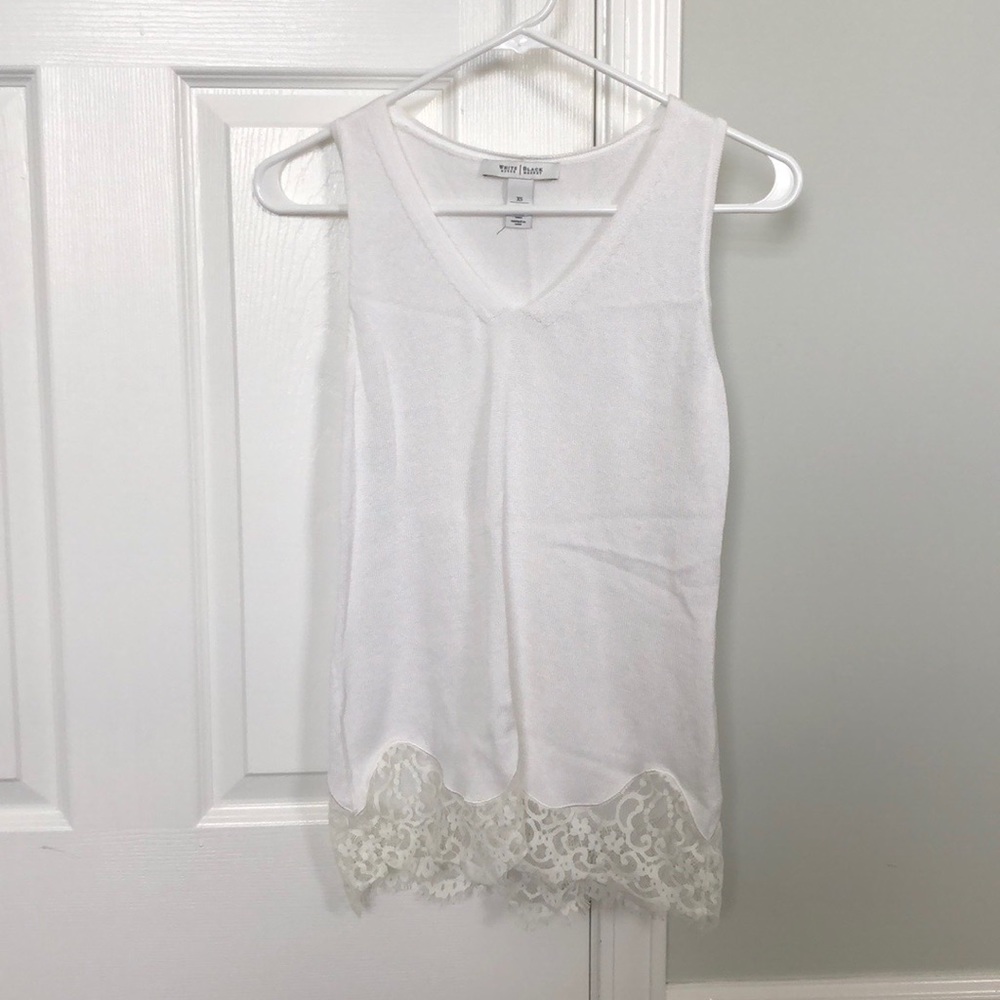White tank top